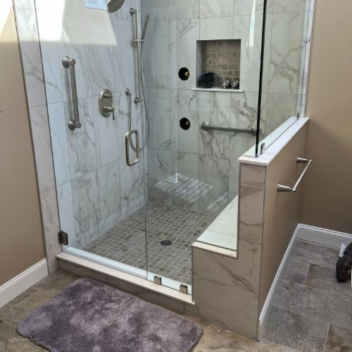 Frameless Door Panel and Return Clips  Image